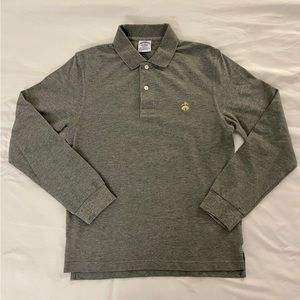 Brooks Brothers Long Sleeve Polo - Light Gray - Never Worn